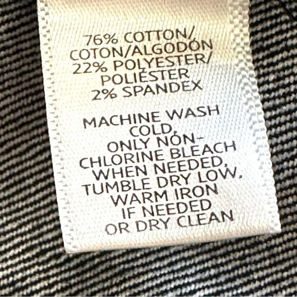 Loft Jeans Dark Wash Mid Rise Modern Skinny Fit Denim Jeans Size 4 - Picture 11 of 12